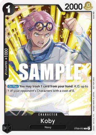 Koby (Promotion Pack 2023) (ST06-002) - One Piece Promotion Cards | Grognard Games