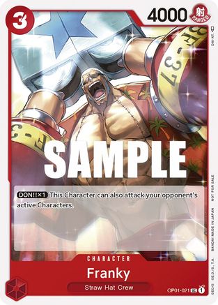 Franky (Tournament Pack Vol. 2) (OP01-021) - One Piece Promotion Cards | Grognard Games