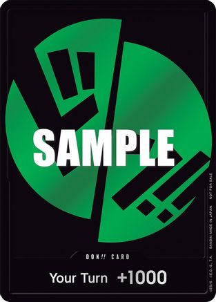 DON!! Card (Green) - One Piece Promotion Cards Foil | Grognard Games