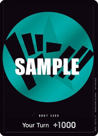 DON!! Card (Teal) - One Piece Promotion Cards Foil | Grognard Games