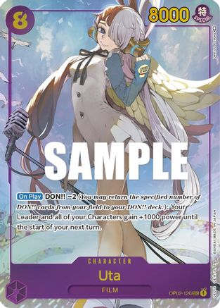 Uta (Alternate Art) (OP02-120) - Paramount War Foil | Grognard Games