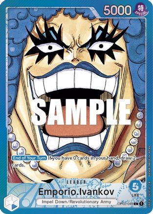 Emporio.Ivankov (049) (Alternate Art) (OP02-049) - Paramount War Foil | Grognard Games