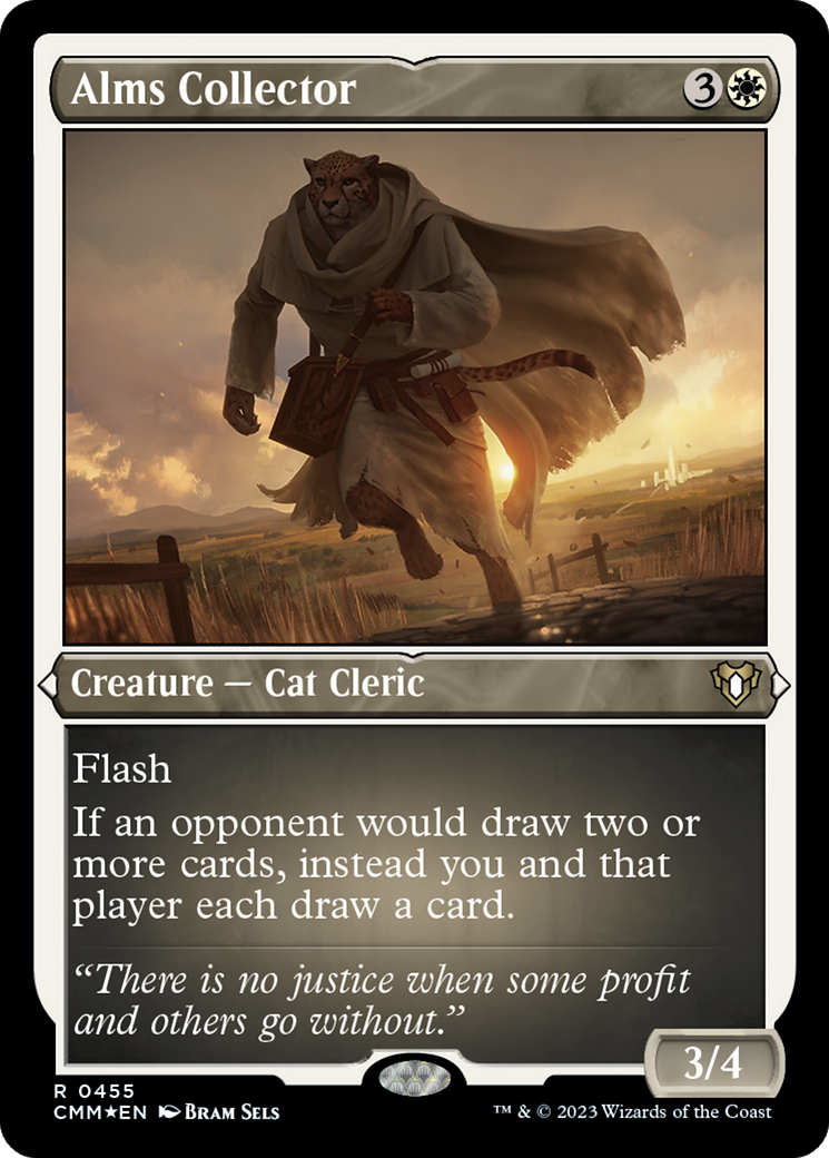 Alms Collector (Foil Etched) (CMM-455) - Commander Masters Foil | Grognard Games