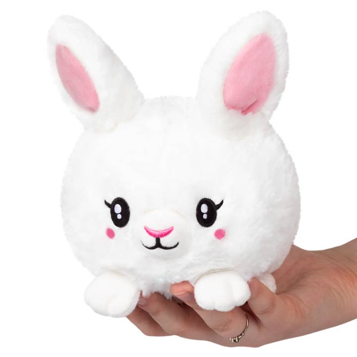 SQUISHABLE: Snugglemi Snackers Fluffy Bunny - White | Grognard Games