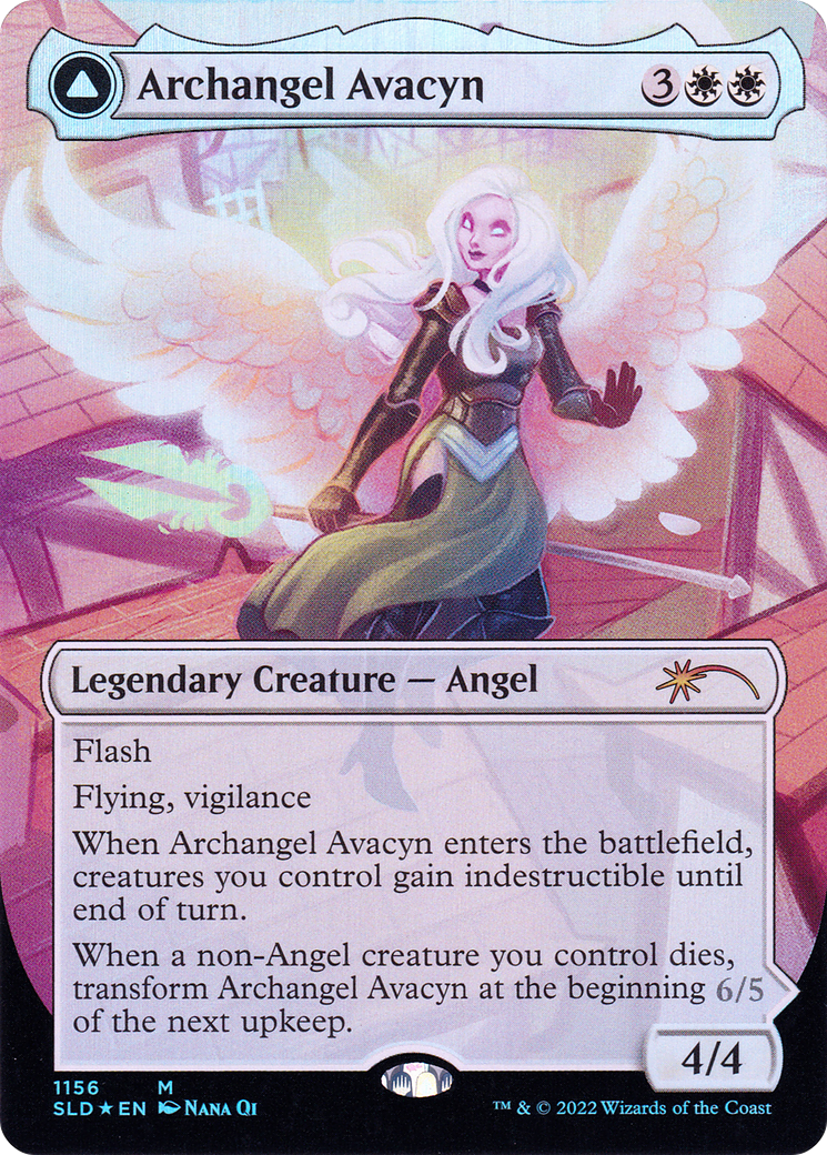 Archangel Avacyn // Avacyn, the Purifier (Borderless) [Secret Lair: From Cute to Brute] | Grognard Games