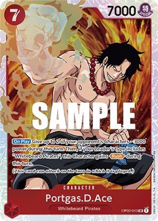Portgas.D.Ace (OP02-013) - Paramount War Foil | Grognard Games