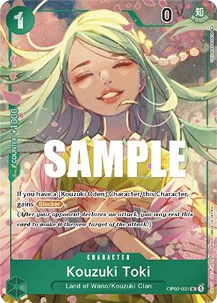 Kouzuki Toki (Box Topper) (OP02-031) - Paramount War Foil | Grognard Games