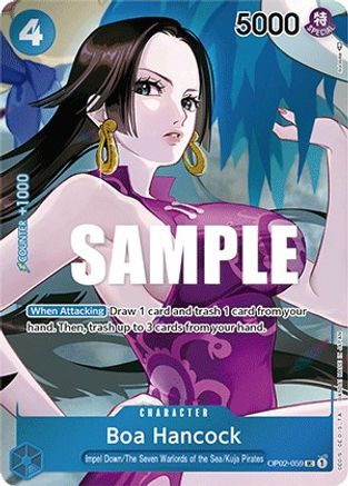 Boa Hancock (Box Topper) (OP02-059) - Paramount War Foil | Grognard Games