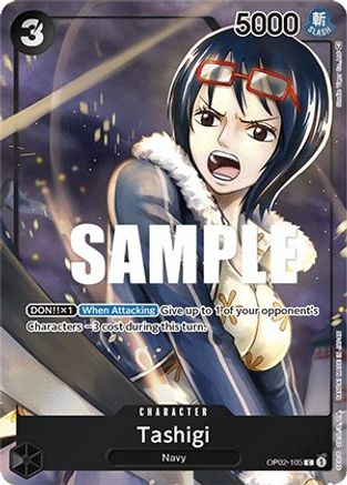 Tashigi (Box Topper) (OP02-105) - Paramount War Foil | Grognard Games