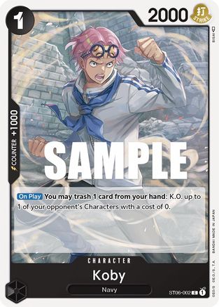 Koby (ST06-002) - Starter Deck 6: Absolute Justice | Grognard Games