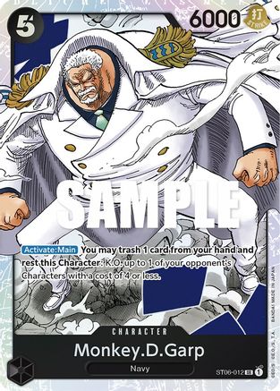Monkey.D.Garp (ST06-012) - Starter Deck 6: Absolute Justice Foil | Grognard Games