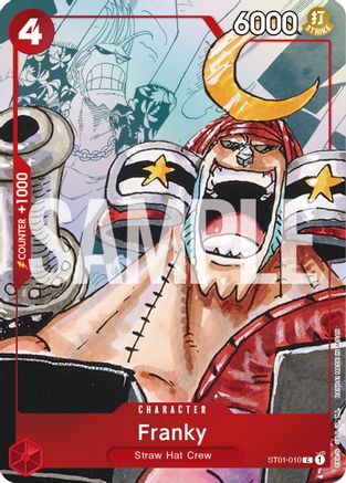Franky - ST01-010 (Alternate Art) (ST01-010) - One Piece Promotion Cards Foil | Grognard Games