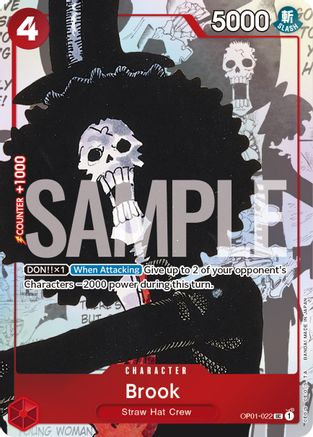 Brook - OP01-022 (Alternate Art) (OP01-022) - One Piece Promotion Cards Foil | Grognard Games
