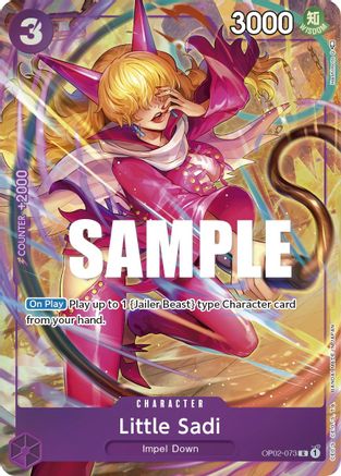 Little Sadi (Alternate Art) (OP02-073) - Paramount War Foil | Grognard Games