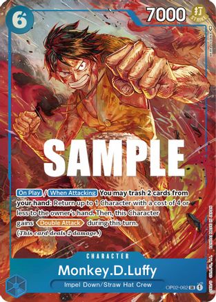 Monkey.D.Luffy (062) (Alternate Art) (OP02-062) - Paramount War Foil | Grognard Games