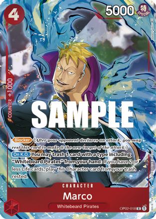 Marco (Alternate Art) (OP02-018) - Paramount War Foil | Grognard Games