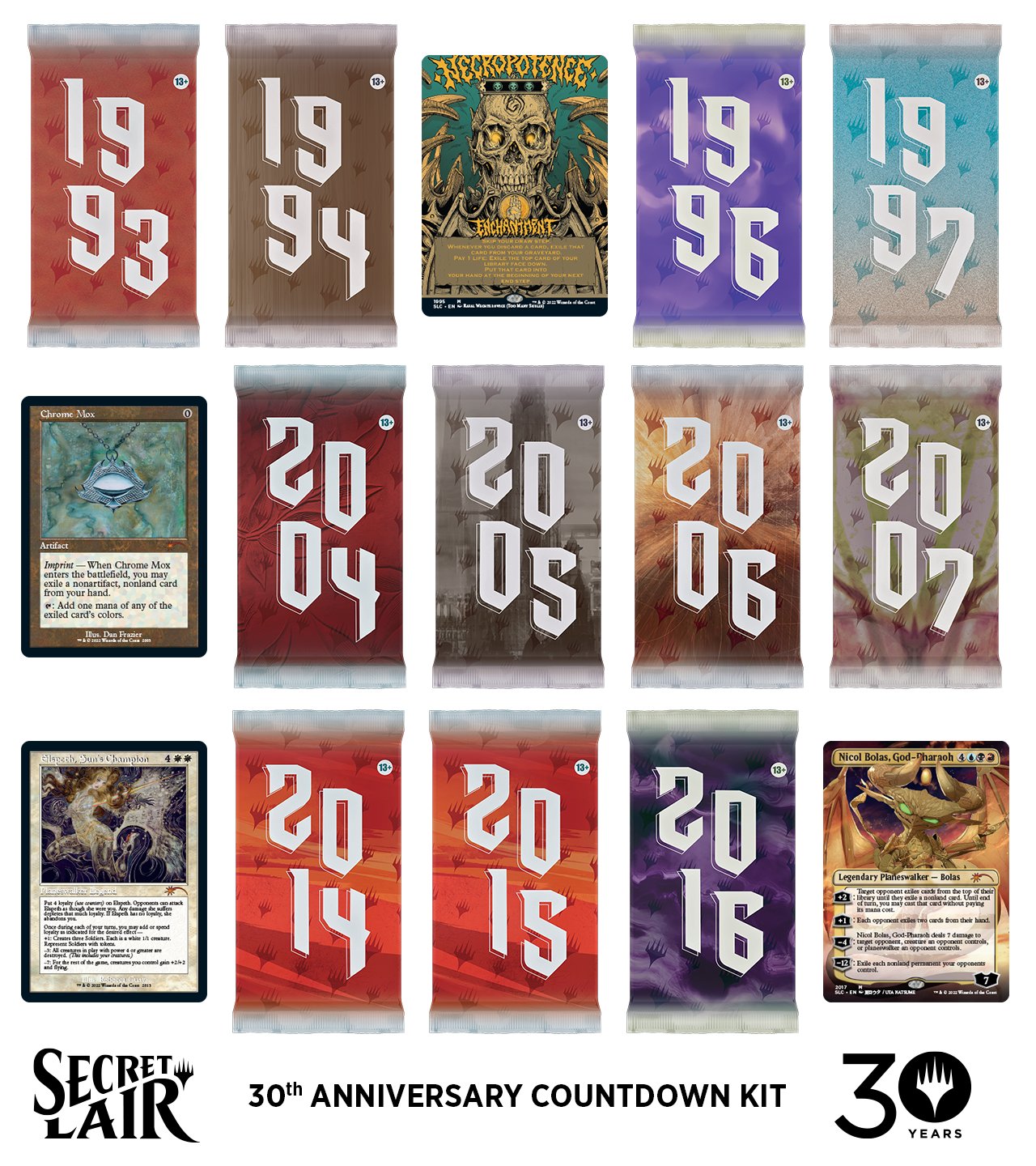 Secret Lair: Drop Series - 30th Anniversary Countdown Kit | Grognard Games