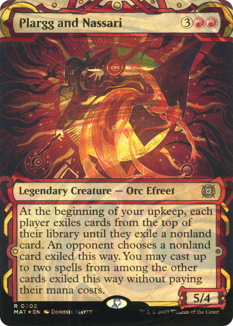 Plargg and Nassari (Showcase Halo Foil) [March of the Machine: The Aftermath] | Grognard Games