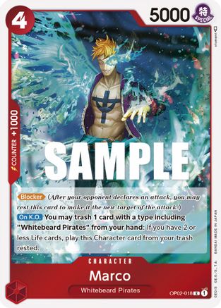 Marco (OP02-018) - Paramount War Foil | Grognard Games