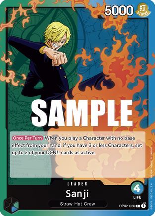 Sanji (OP02-026) - Paramount War | Grognard Games