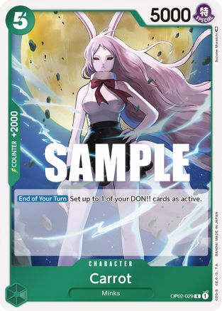 Carrot (OP02-029) - Paramount War Foil | Grognard Games