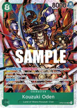 Kouzuki Oden (OP02-030) - Paramount War Foil | Grognard Games