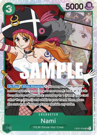 Nami (OP02-036) - Paramount War Foil | Grognard Games