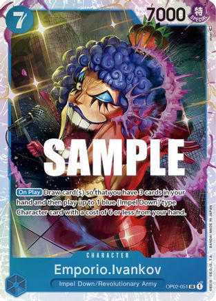 Emporio.Ivankov (051) (OP02-051) - Paramount War Foil | Grognard Games