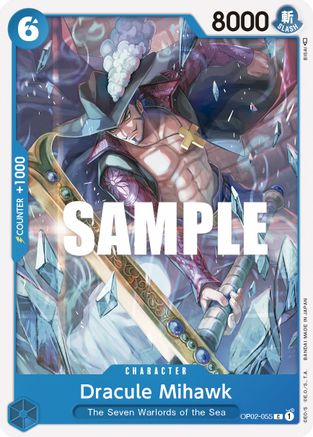 Dracule Mihawk (OP02-055) - Paramount War | Grognard Games