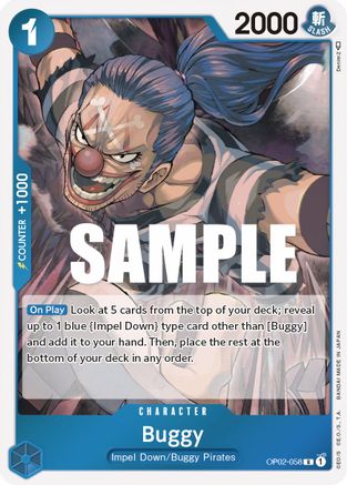 Buggy (OP02-058) - Paramount War Foil | Grognard Games