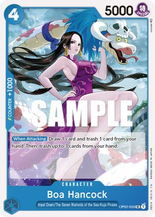Boa Hancock (OP02-059) - Paramount War | Grognard Games