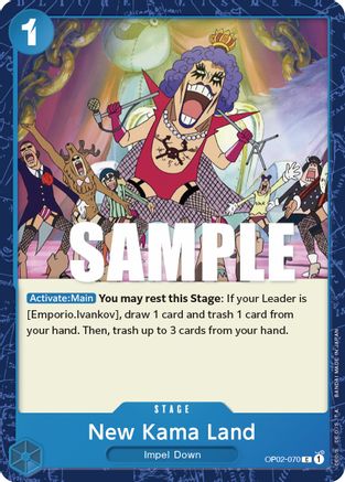 New Kama Land (OP02-070) - Paramount War | Grognard Games