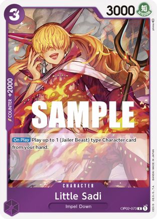 Little Sadi (OP02-073) - Paramount War Foil | Grognard Games