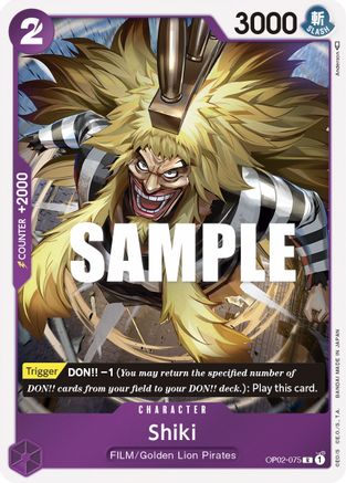 Shiki (OP02-075) - Paramount War Foil | Grognard Games