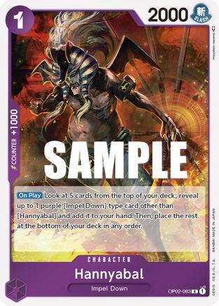 Hannyabal (OP02-083) - Paramount War Foil | Grognard Games