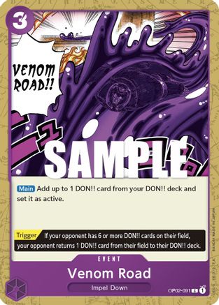 Venom Road (OP02-091) - Paramount War | Grognard Games