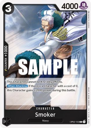 Smoker (102) (OP02-102) - Paramount War Foil | Grognard Games