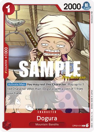 Dogura (OP02-010) - Paramount War Pre-Release Cards | Grognard Games