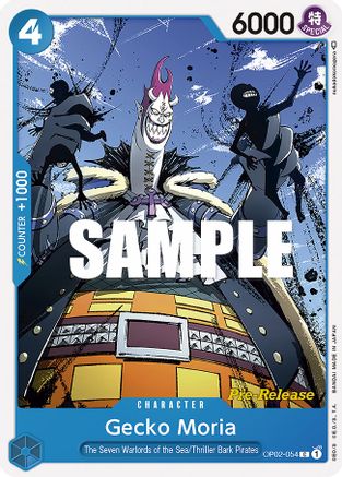Gecko Moria (OP02-054) - Paramount War Pre-Release Cards | Grognard Games