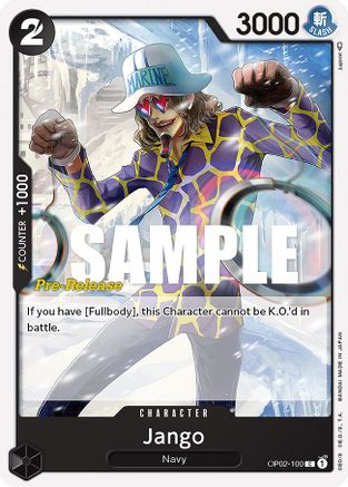 Jango (OP02-100) - Paramount War Pre-Release Cards | Grognard Games