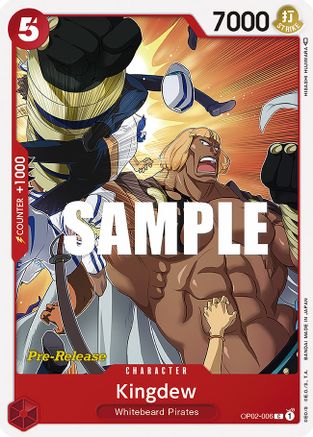 Kingdew (OP02-006) - Paramount War Pre-Release Cards | Grognard Games