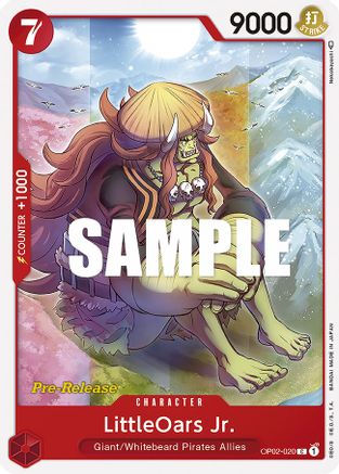 LittleOars Jr. (OP02-020) - Paramount War Pre-Release Cards | Grognard Games