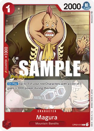 Magura (OP02-016) - Paramount War Pre-Release Cards | Grognard Games