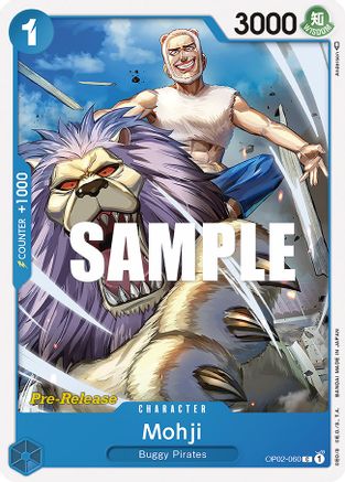 Mohji (OP02-060) - Paramount War Pre-Release Cards | Grognard Games