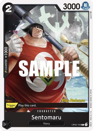 Sentomaru (OP02-104) - Paramount War Pre-Release Cards | Grognard Games
