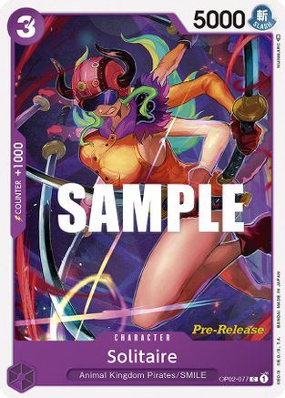 Solitaire (OP02-077) - Paramount War Pre-Release Cards | Grognard Games