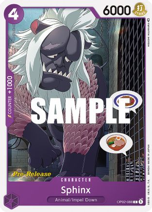 Sphinx (OP02-088) - Paramount War Pre-Release Cards | Grognard Games
