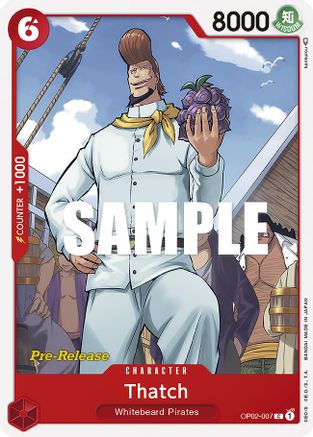 Thatch (OP02-007) - Paramount War Pre-Release Cards | Grognard Games