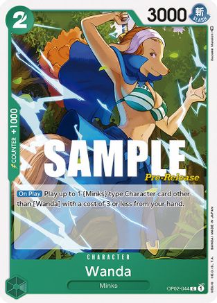Wanda (OP02-044) - Paramount War Pre-Release Cards | Grognard Games