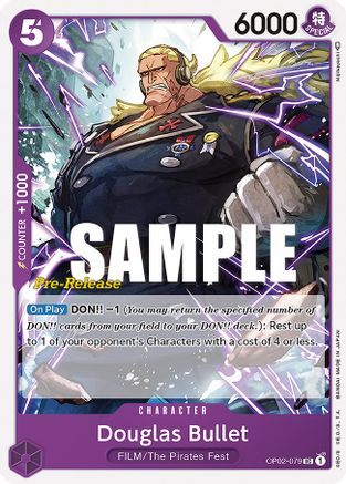 Douglas Bullet (OP02-079) - Paramount War Pre-Release Cards | Grognard Games